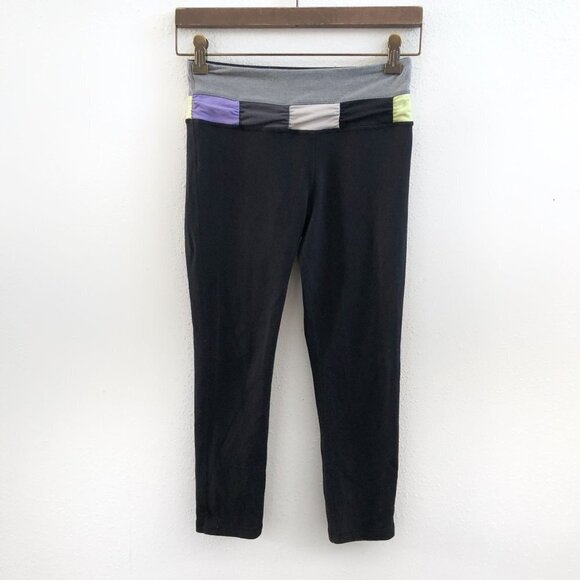 LULULEMON Wunder Under Cropped Size 4 - Picture 1 of 10